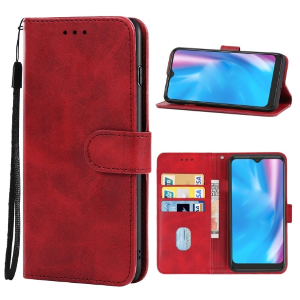 Leather Phone Case For Alcatel 3X Plus(Red)