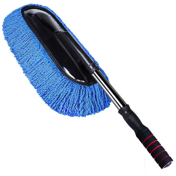 CS-365 Multifunctional Car Washing Telescopic Long-Handled Brush, Color: Blue (Zipper Bag)