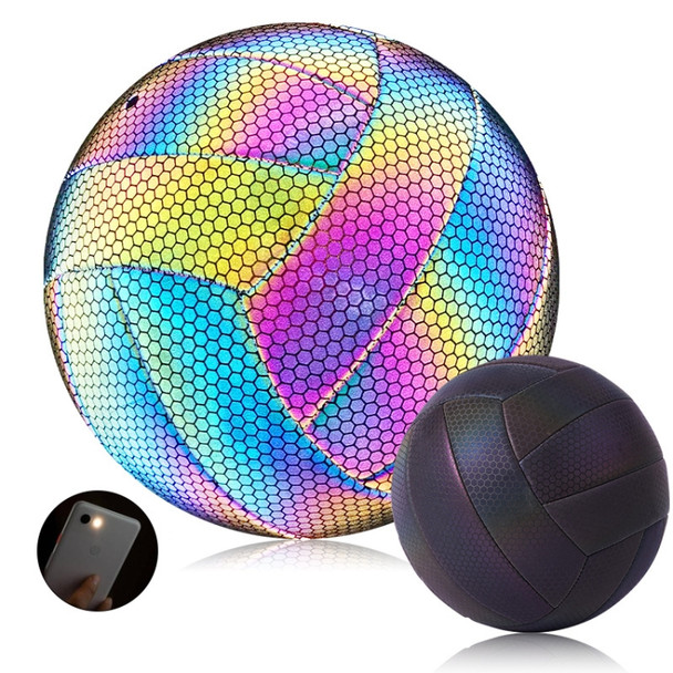 MILACHIC Fluorescent Volleyball No.5 PU Machine Stitched Volleyball(6932 Honeycomb )