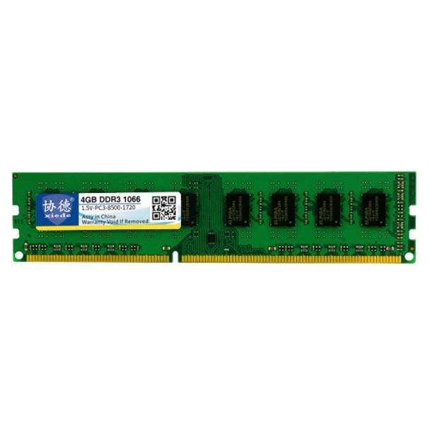 XIEDE X085 AMD DDR3 1066 Desktop Computer RAMs, Memory Capacity: 4GB