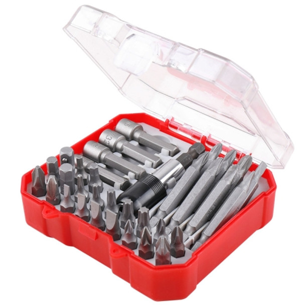 34 PCS / Set DT00034 Chrome Vanadium Alloy Steel Screwdriver Batch