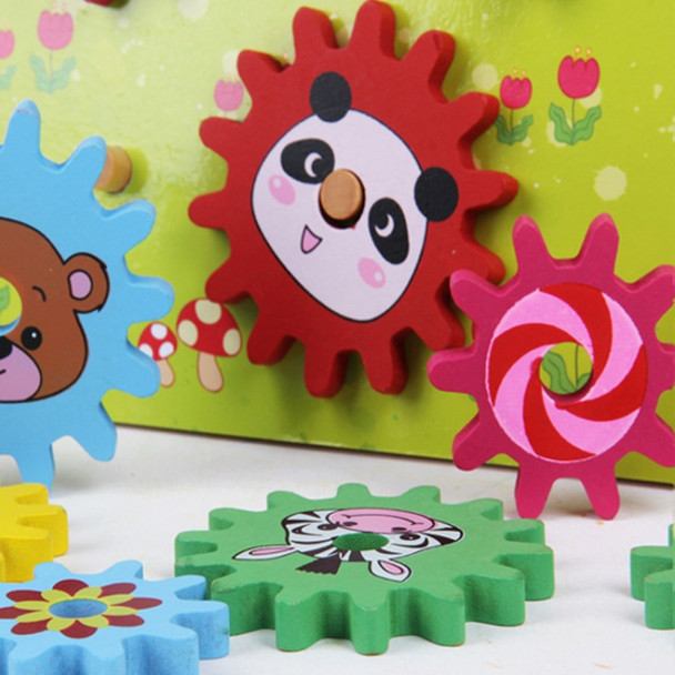 Animal Gear Game Combination Pairing Assembled Toy(Forest Animal )