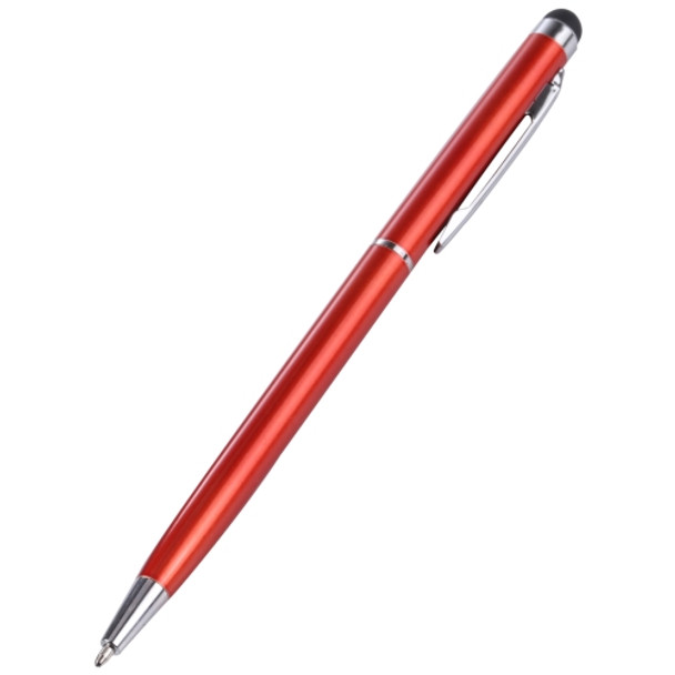 2 in 1 Universal Mobile Phone Writing Pen with Common Writing Pen Function (Wine Red)