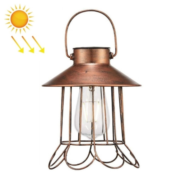 Outdoor Solar Waterproof Wrought Iron LED Hanging Light(Petals)