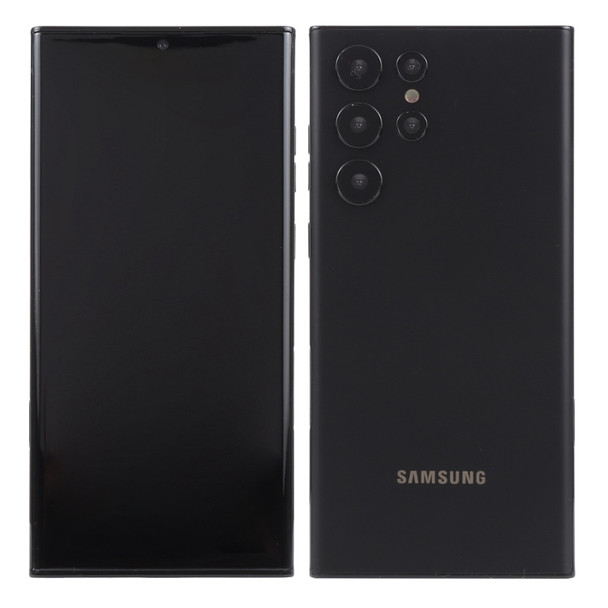 Black Screen Non-Working Fake Dummy Display Model for Samsung Galaxy S22 Ultra 5G (Black)
