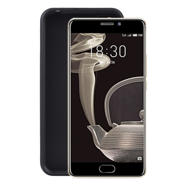 TPU Phone Case For Meizu PRO 7 Plus(Pudding Black)