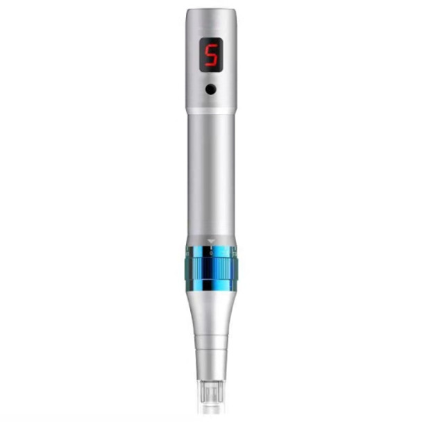 Beemyi WZ-104 A4 Home Beauty Nano Electric Micro Needle Essence Introducer(Silver)