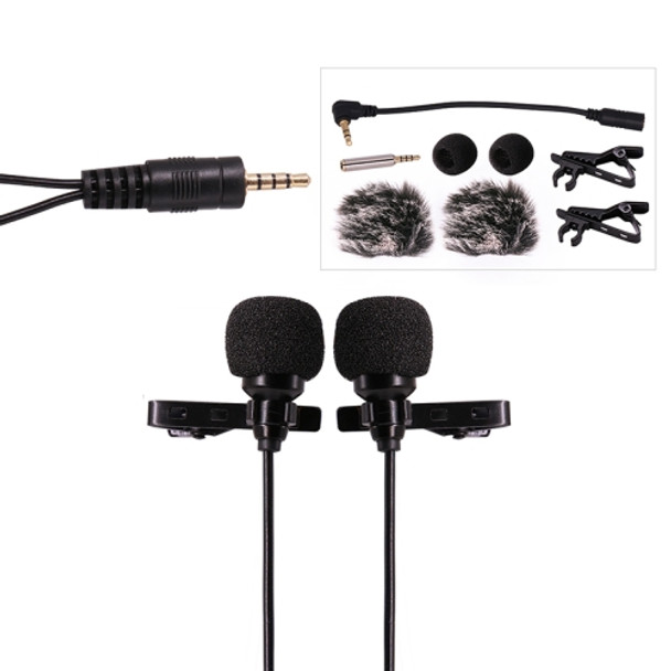 Ulanzi  Arimic  6m Dual-Head Lavalier Microphone Condenser Mic