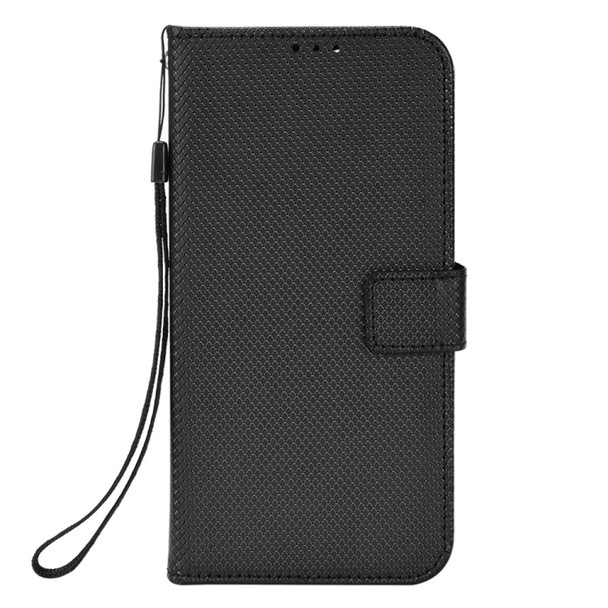 For Ulefone Armor X9 Diamond Texture Leather Phone Case(Black)