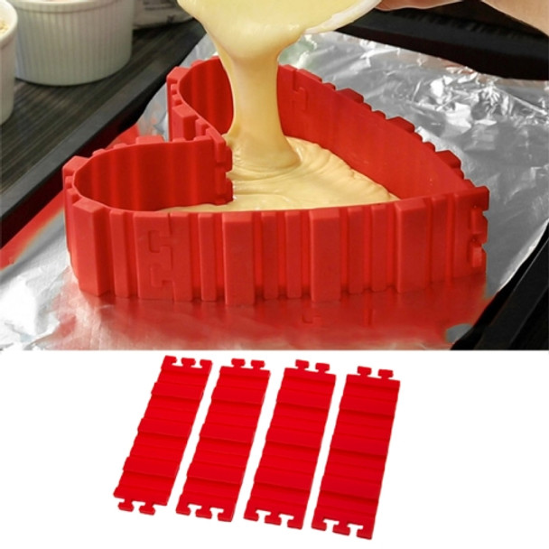 Silicone Cake Mold Baking Tools DIY Multi-shape Cake Mold Kitchen Accessories, 4 PCS DIY Cake Mold