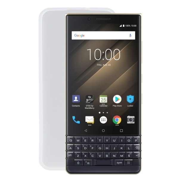 TPU Phone Case For Blackberry KEY2 LE(Transparent White)