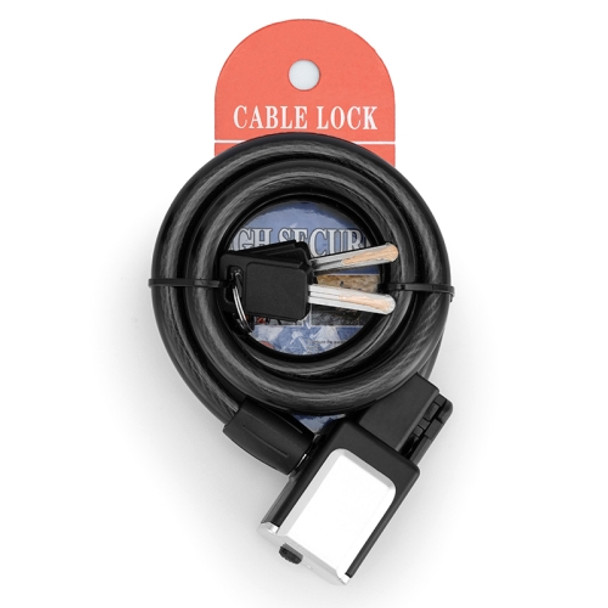 BG-0518 Mountain Bike Portable Anti-Theft Bold Cable Lock, Length: 1m Without Lock Frame