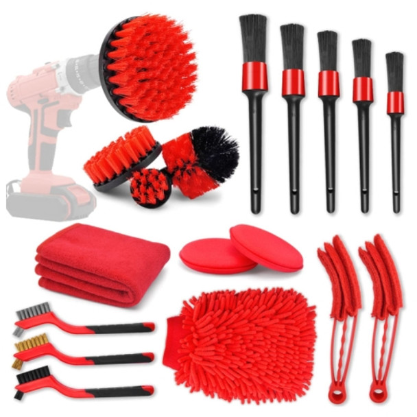 18 PCS / Set Car Wash Cleaning Brush Waterproof Car Wash Gloves