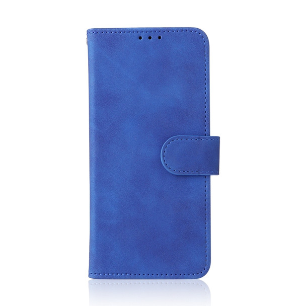 For DOOGEE S96 Pro Skin Feel Magnetic Buckle Calf Texture PU Phone Case(Blue)