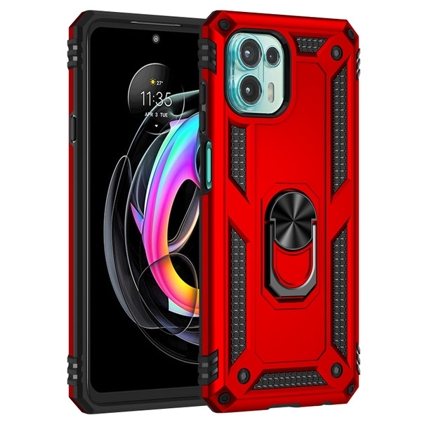 For Motorola Moto Edge 20 Lite Shockproof TPU + PC Phone Case(Red)