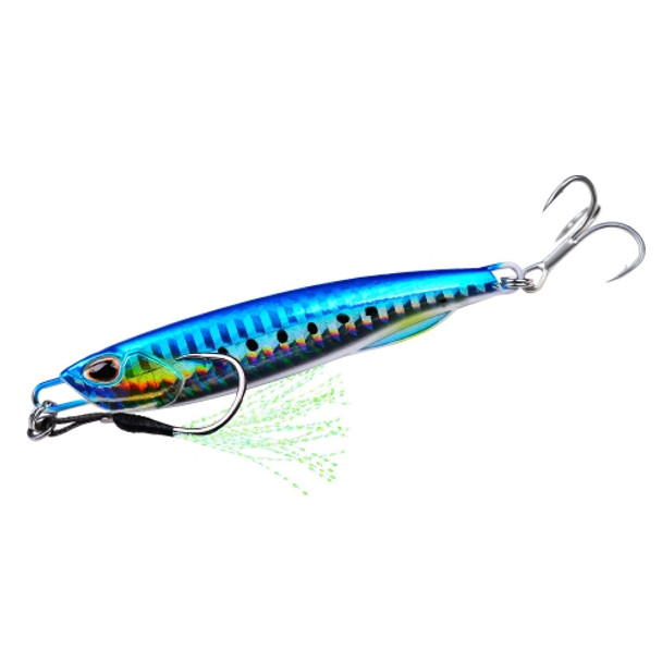 3 PCS PROBEROS LF103 Simulation Metal Sea Fishing Bait, Specification: 10g(H With Hook)