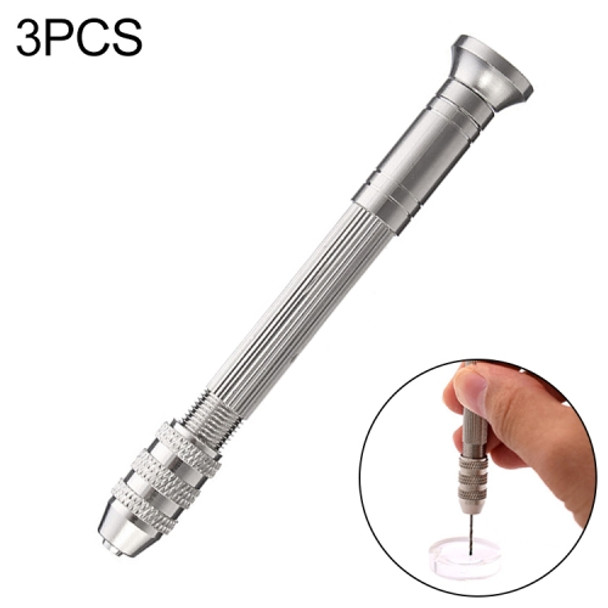 3 PCS Steel Pick Aluminum Slloy Hand Drill Punch