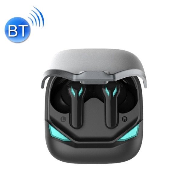 GT1 Low Latency In-Ear Wireless Bluetooth Headphone(Black Silver)