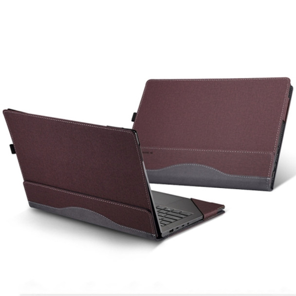 Laptop Anti-Drop Protective Case For Huawei Matebook 14(Wine Red)