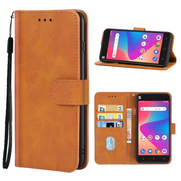 Leather Phone Case For BLU Studio X10 2022(Brown)