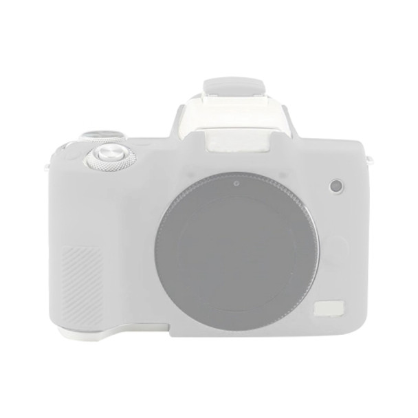 Soft Silicone Protective Case for Canon EOS M50 Mark II / M50 II (White)