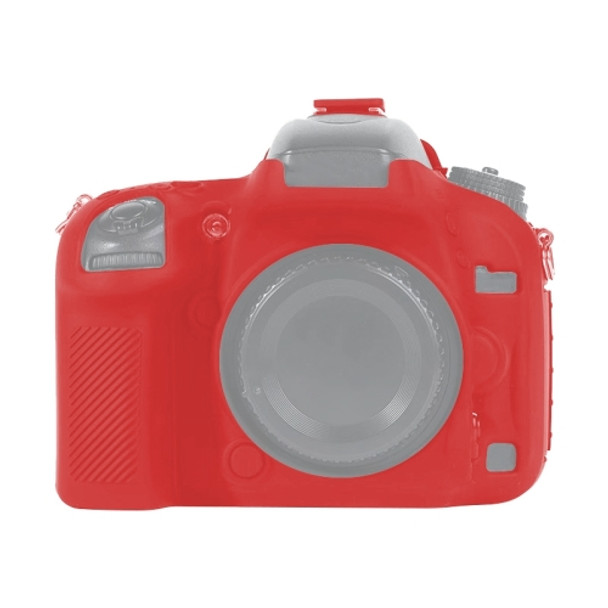 Soft Silicone Protective Case for Nikon D600 / D610 (Red)