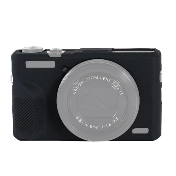 Soft Silicone Protective Case for Canon PowerShot G7 X Mark III / G7X III / G7X3(Black)