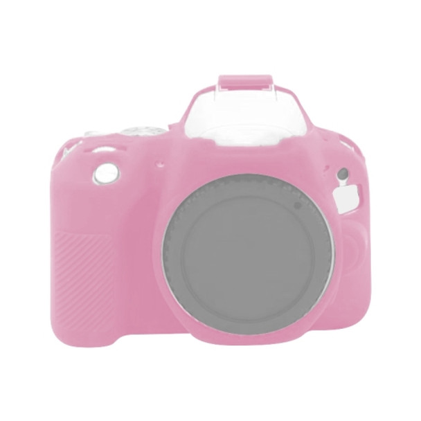 Soft Silicone Protective Case for Canon EOS 200D / EOS 200D Mark II (Pink)