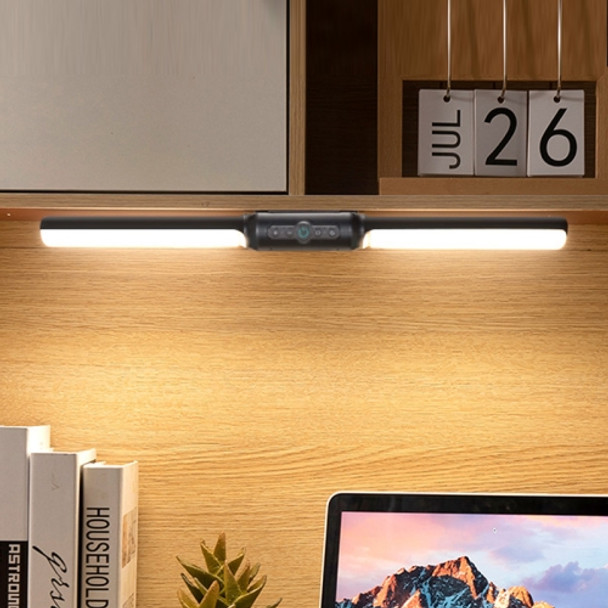 LED Table Light Student Dormitory Reading Lights, Style: Charge Type (Black)
