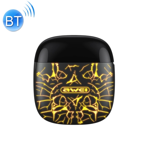 awei T28 PRO Gaming Wireless Bluetooth Earphone(Yellow)