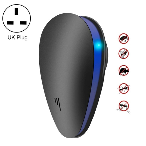 A08 Ultrasonic Mosquito Repellent, Specification: UK Plug(Black)