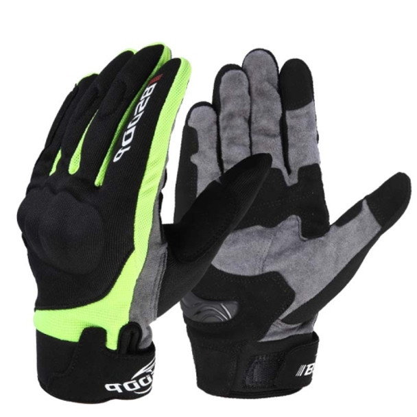 BSDDP A0117 Motorcycle Outdoor Riding Antiskid Gloves, Size: XXL(Green)