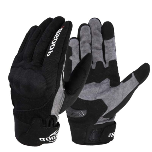 BSDDP A0117 Motorcycle Outdoor Riding Antiskid Gloves, Size: M(Black)
