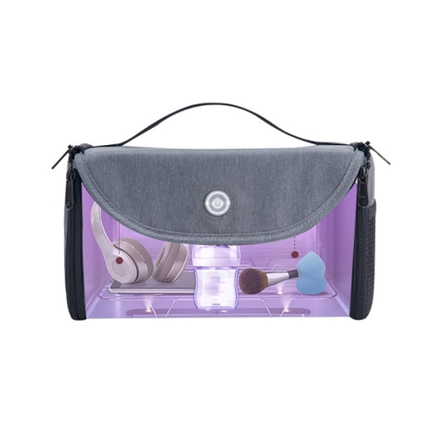 Household LED UV Portable Folding Disinfection Bag(Grey)