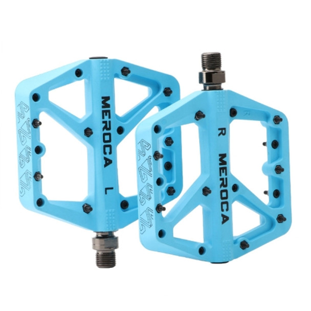 MEROCA Mountain Bike Nylon Pedal(Sky Blue)