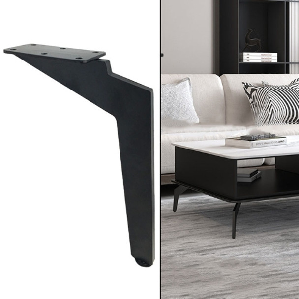LH-DJ08 Adjustable Knife Shape Metal Furniture Support Legs, Height: 16.5cm(Matte Black)
