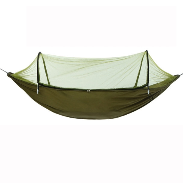 Outdoor Camping Anti-Mosquito Quick-Opening Hammock, Spec: Double (Army Green)