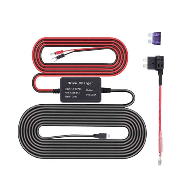 C301 12V to 5V Car ACC Takes Electricity Buck Cables, Model: Buckle + 1 x Take Appliance