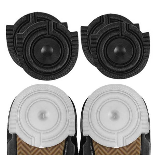 2 Pairs Sole Wear-Resistant Rubber Cuttable Sports Anti-Slip Sticker, Size: No.8 38/39 Yards(Black)