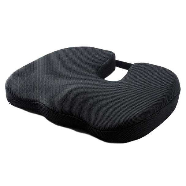 QFC-023 U-shaped Slow Rebound Memory Foam Car Seat Cushion(Black)