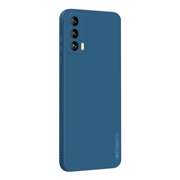 For Meizu 18 / 18S PINWUYO Liquid Silicone TPU Phone Case(Blue)