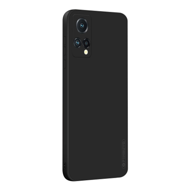For Meizu 18X PINWUYO Liquid Silicone TPU Phone Case(Black)