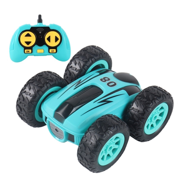 RD158-3 2.4G Mini High Speed Double Sided Remote Control Car Toy(English Box 08 Blue)