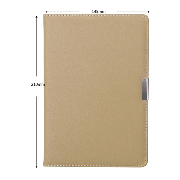 2 PCS PU Business Notebook Mounted Sewing Thread Notebook, Specification: A5(Yellow)