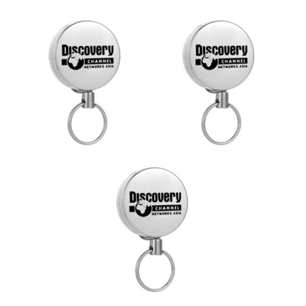 3 PCS High Resilience Telescopic Steel Wire Anti-lost Anti-theft Key Ring(Discovery)