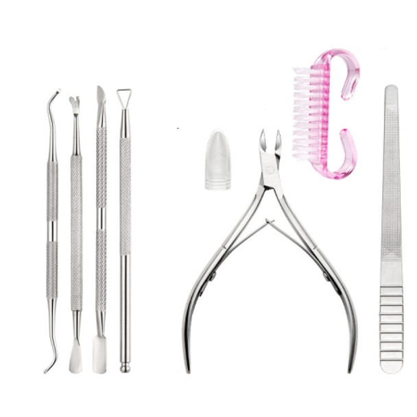 2 PCS Stainless Steel Double Head Dead Skin Scissors Set, Specification: Set G