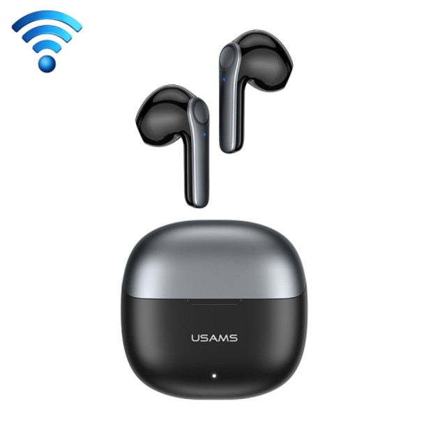 USAMS XH09 TWS Binaural Semi-in-ear Wireless Bluetooth Earphone (Black)