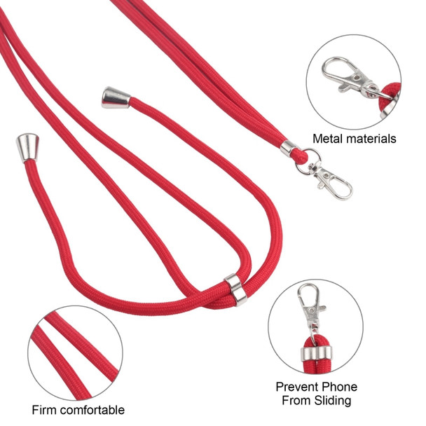 Adjustable Detachable Neck Lanyard for All Phones Case(Red)