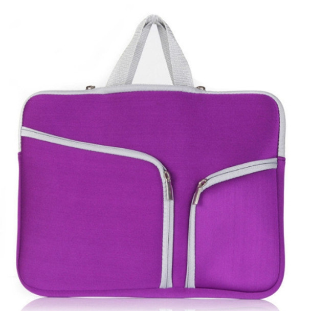 T228 Diving Material Computer Bag Multi-pocket Laptop Liner Bag, Size: 10 Inch(Purple)