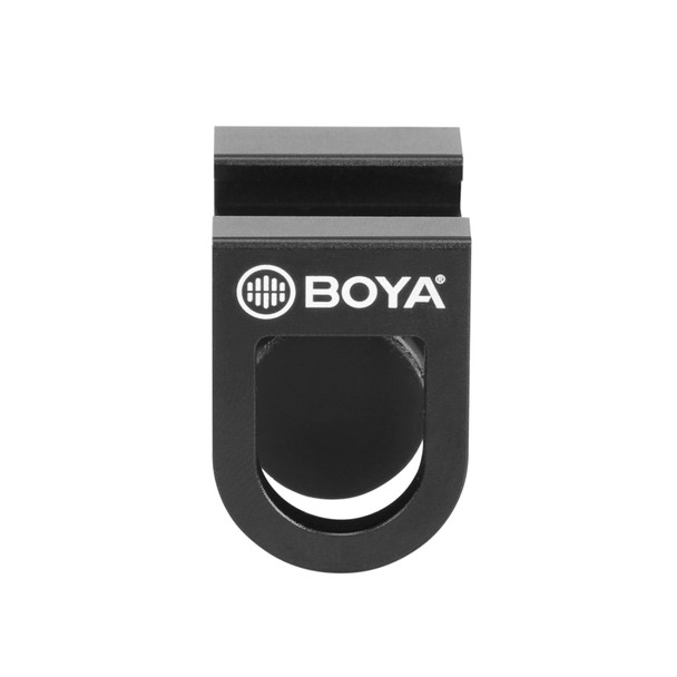 BOYA BY-C12 Camera Microphone Holder Mobile Phone Hot Shoe Bracket(Black)